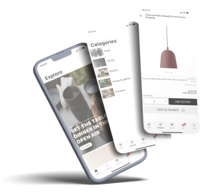 B2B app vs. webshop fordele infografik