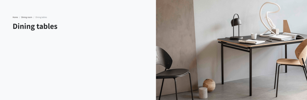 b2b ecommerce category header